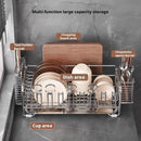 Stainless Steel Drainer Rack for Kitchen Organization - Axyaa Dish Drying Shelf