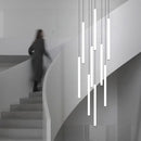 Axyaa Modern Luxury Stair LED Chandelier Pendant Light Minimalism Acrylic Droplight