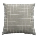 Axyaa Geometric Square Checked Pillowcase – Black and White Stripe Cushion Cover