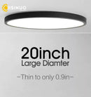 Axyaa Smart LED Ceiling Light - Ultra-thin Dimmable Lighting for Bedroom & Living Room