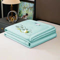 Axyaa Silk Cool Quilt: Single/Double Thin Mulberry Silk Quilt Core for Summer