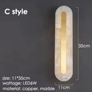 Axyaa Gold Marble Wall Sconce - Luxury Lighting Fixture for Living Room & Bedroom