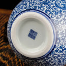 Axyaa Blue White Porcelain Flower Vase: Elegant Jingdezhen Ceramics Home Decor Craft