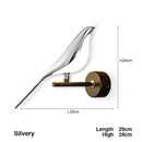 Axyaa LED Magpie Wall Lamp, Touch Switch, Rotatable, Modern Art Home Decor
