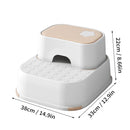 Axyaa Kid Step Stool Non-Slip Pads Ottoman Potty Training Safety Stool