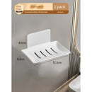 Axyaa Wall-Mounted Bathroom Soap Box and Storage Rack for Organized Bathroom Storage