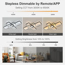 Axyaa LED Ceiling Light - Modern Minimalist Aluminum Bedroom Living Room Lamp