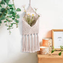 Axyaa Handwoven Nordic Boho Wall Organizer - Stylish Storage Net & Decor