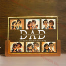 Axyaa Custom 3D Acrylic Lamp with Photo Text Night Light Gift