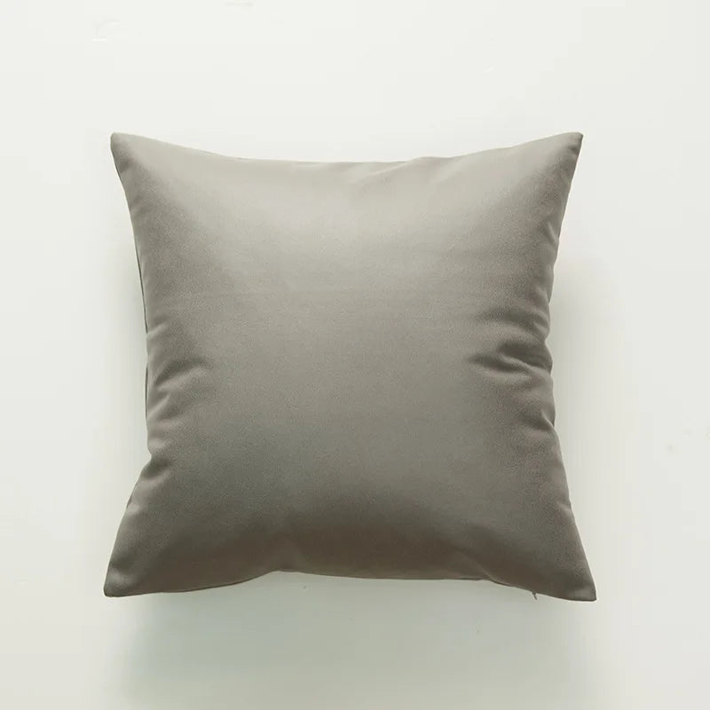 Axyaa Soft Leather-cloth Cushion Cover for Living Room Sofa, Car, Chair Home Decor
