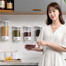 Axyaa Food Storage Box - Transparent Wall-Mounted Container for Kitchen Organization