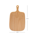 Axyaa Wood Cutting Board with Handle - Bread Cheese Pizza Serving Tray