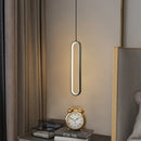 Axyaa Black Ring LED Pendant Light - Modern Nordic Luxury Chandelier