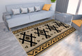 Axyaa Geometric Print Carpet for Boho Home Decor