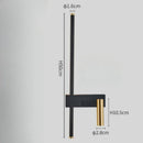 Axyaa Minimalist LED Wall Lamp Modern Living Room Decor Adjustable Spot Light