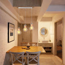 Axyaa Vintage Wood Pendant Light Fixture for Living Room, Kitchen, Bedroom
