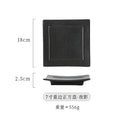 Axyaa Ceramic Square Plate for Sushi Snack BBQ Commercial Household Dining
