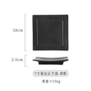 Axyaa Ceramic Square Plate for Sushi Snack BBQ Commercial Household Dining