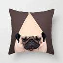 Cute French Bulldog Pillowcase for Home Decor by Axyaa