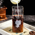 Axyaa Heat-Resistant Colorful Glass Coffee Mug for Drinkware