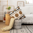 Axyaa Morocco Tufted Nordic Pillow Case Set - Boho Cotton Cushion Covers for Home Decor