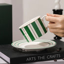 Axyaa Color-Block Ceramic Coffee Cup - High-Value Business Gift Mug