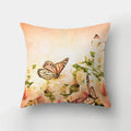 Axyaa Butterfly Charms Pillowcase: Sofa Car Waist Cushion Cover - Ins Style Landscape