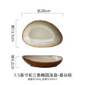 Axyaa Ceramic Sushi Dim Sum Plate Set