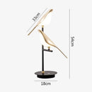 Axyaa Magpie Bird LED Table Lamp for Bedroom Living Room Study Desk
