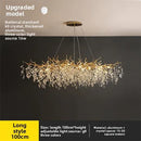 Axyaa Luxury Villa Crystal Pendant Chandelier.