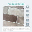 Axyaa Backsplash Tile Sticker Self Adhesive Waterproof Peel and Stick Tile Sticker