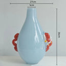 Axyaa Geometric Glass Vase for Home Decor or Flower Arrangement