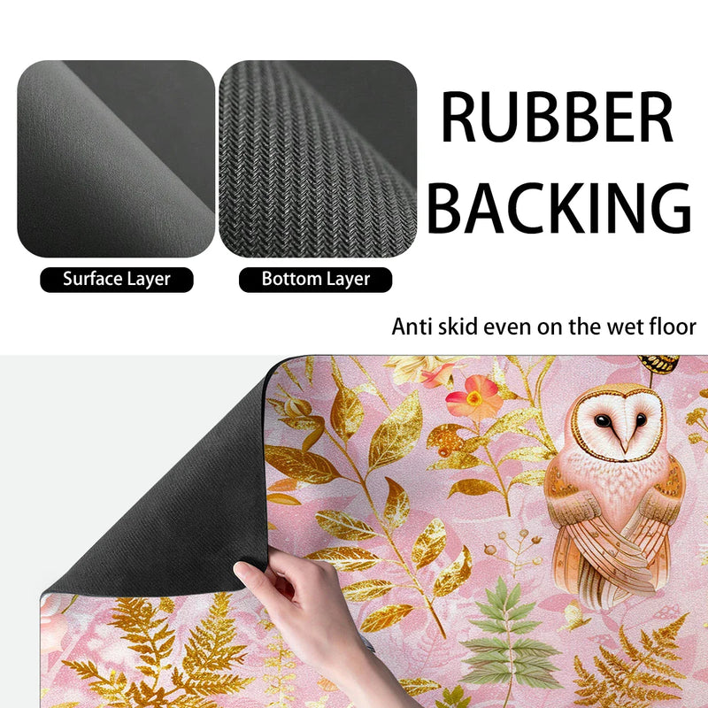 Axyaa Watercolor Plants Drying Mat