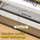 Axyaa Metal Mesh 3-Tier Desk File Organizer - Space-Saving Paper Storage Rack