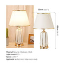 Axyaa Luxe Ceramic Table Lamp for Elegant Living Spaces