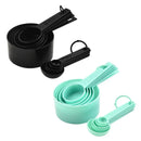 Axyaa Measuring Spoon Set - Kitchen Baking Tools - Multi-Purpose Plastic Handles