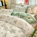 Axyaa Cotton Quilt Cover Single 150x200x230 Small Fresh Print
