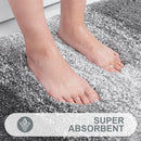 Axyaa Soft Absorbent Door Mat 3D Non-Slip Bathroom Carpet