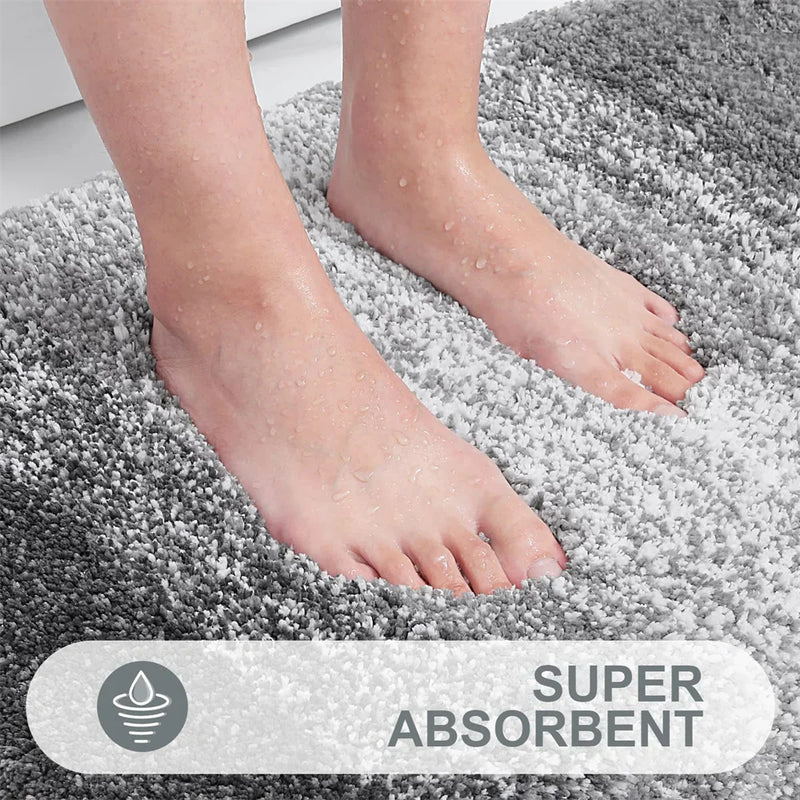 Axyaa Soft Absorbent Door Mat 3D Non-Slip Bathroom Carpet