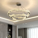 Axyaa Modern Luxury Crystal LED Pendant Lights
