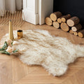 Axyaa Plush Faux Sheepskin Rug Soft Fluffy for Living Room & Bedroom