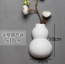 Axyaa Ceramic Wall Vases Artistic Flower Decor Hydroponic Dried Arrangement