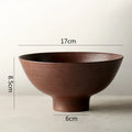 Axyaa Vintage Kiln Coarse Pottery Ramen Salad Dessert Bowl Set