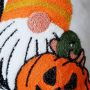 Axyaa Halloween Pumpkin Embroidered Pillowcase for Home Sofa Decor