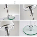 Axyaa Minimalist LED Glass Desk Lamp for Bedroom, Study, and Living Room