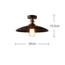 Axyaa Industrial Vintage Chandelier Retro Attic Ceiling Lamp