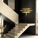 Axyaa Luxury Black Gold Chandelier for Living Dining Kitchen Island