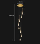 Axyaa LED Pendant Light Chandeliers for Modern Home Decor & Indoor Lighting