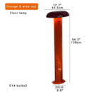 Axyaa Designer Mushroom Floor Lamp: Modern Standing Light for Living Room & Office