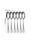 Axyaa Stainless Steel Silver High-End Star Diamond 30pc Tableware Set for Luxury Dining
